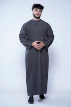 Omani Band Collar Jubba With Buttons