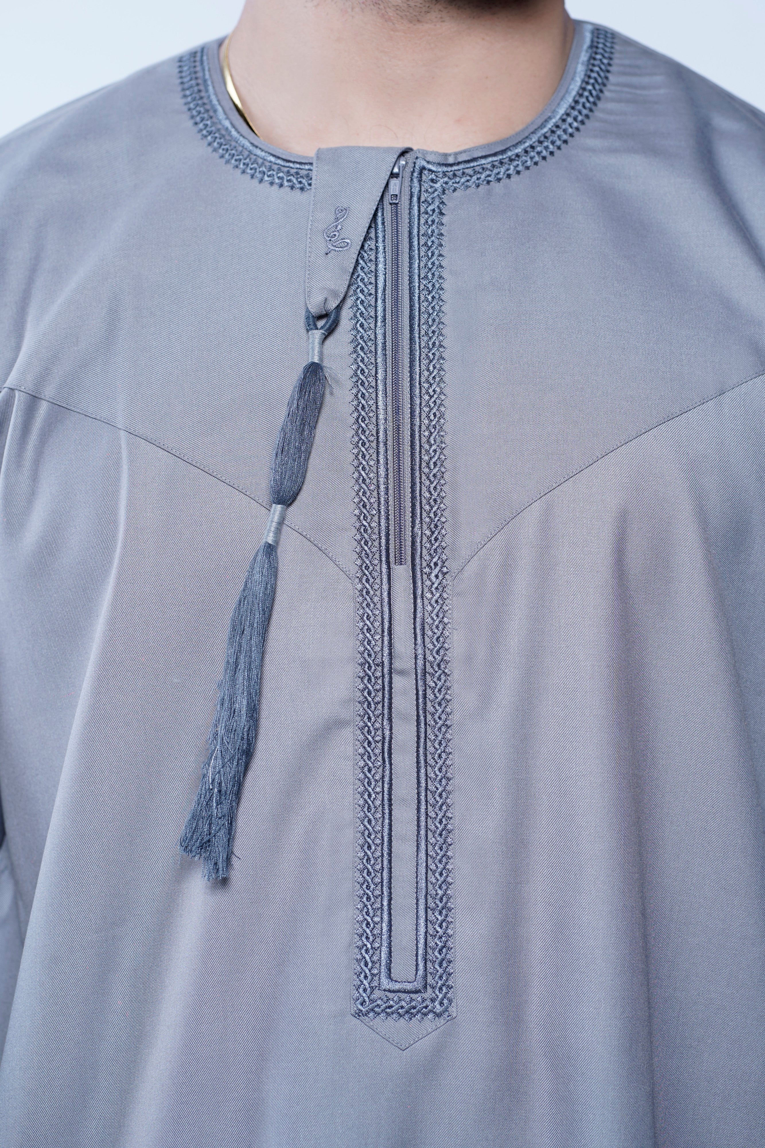 Omani Embroidery Tassel Jubba