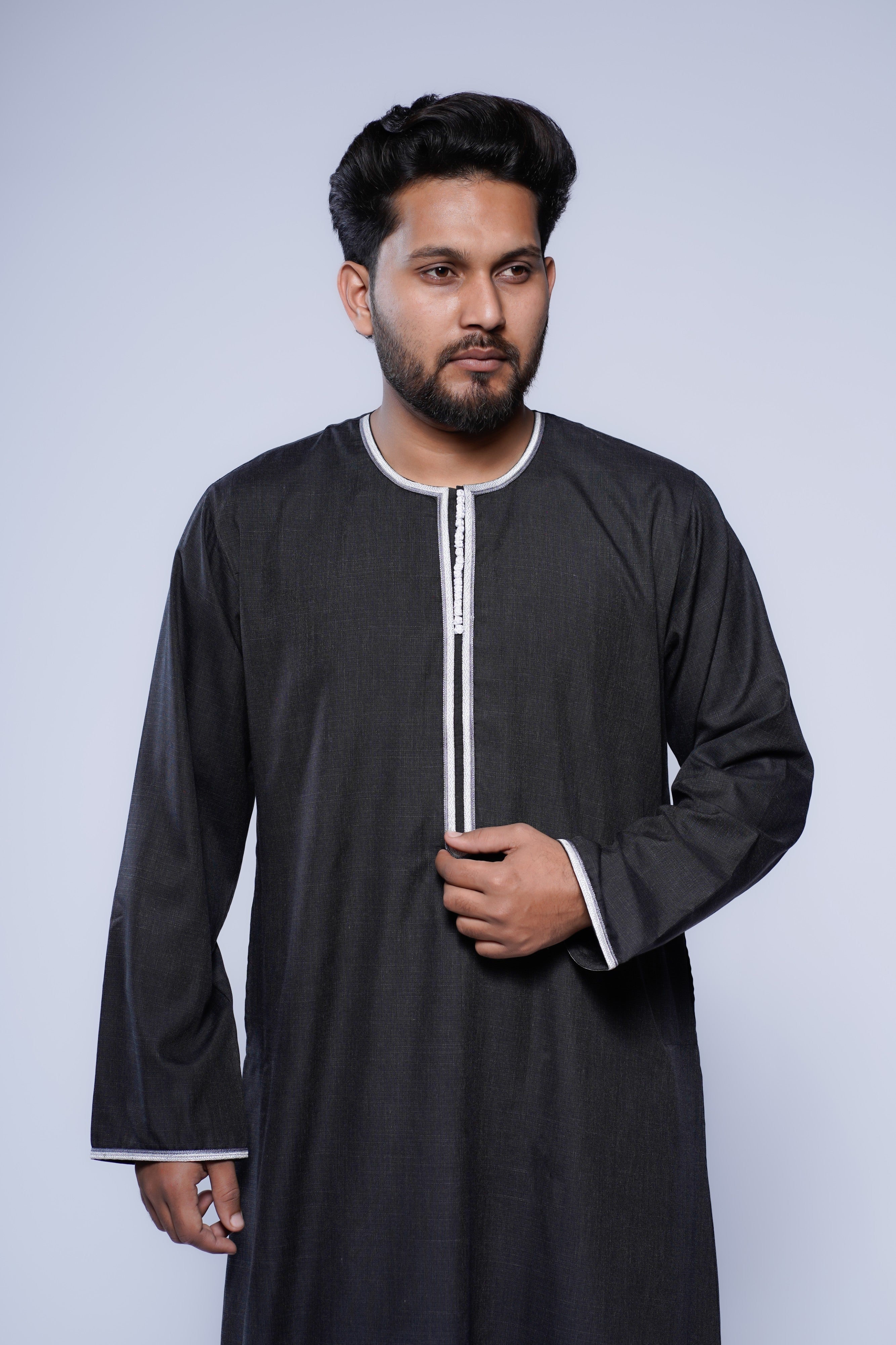 Long Sleeve Omani Embroidery Jubba