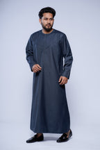Omani Jubba with Curve Jump stitch design
