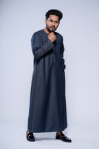 Omani Jubba with Curve Jump stitch design