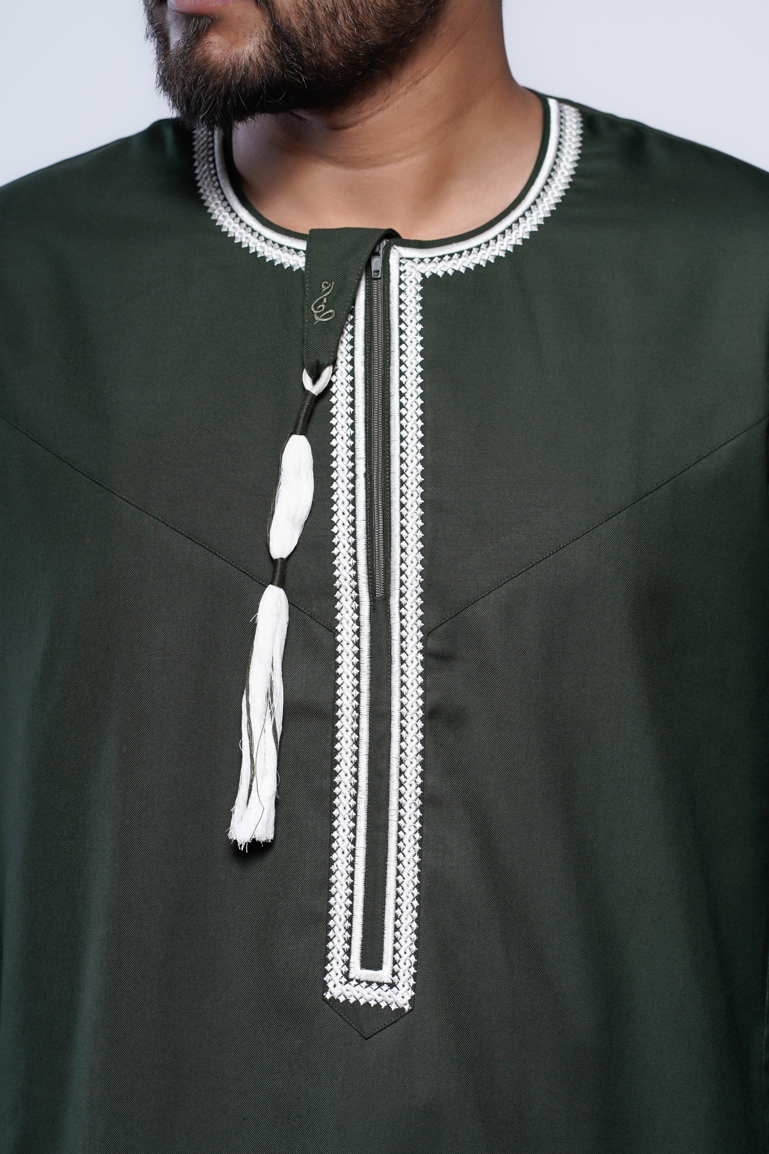 Omani Embroidery Tassel Jubba