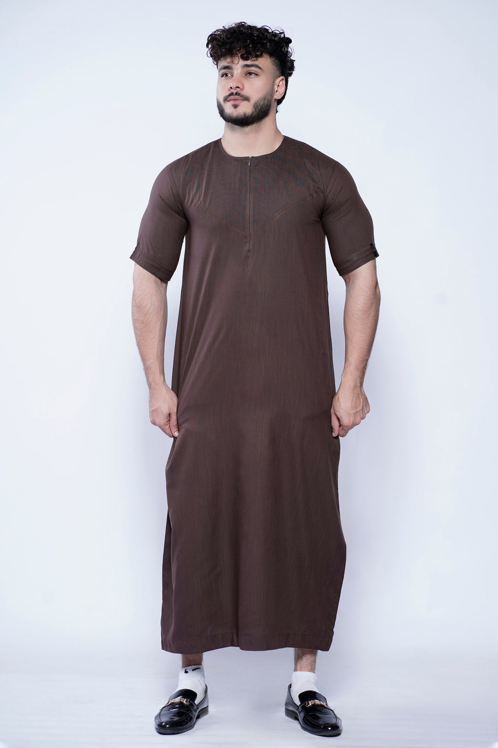 Short Sleeve Omani Jump Stitch Jubba