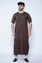 Short Sleeve Omani Jump Stitch Jubba