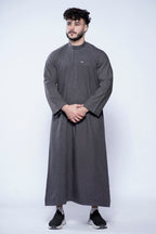 Omani Band Collar Jubba With Buttons