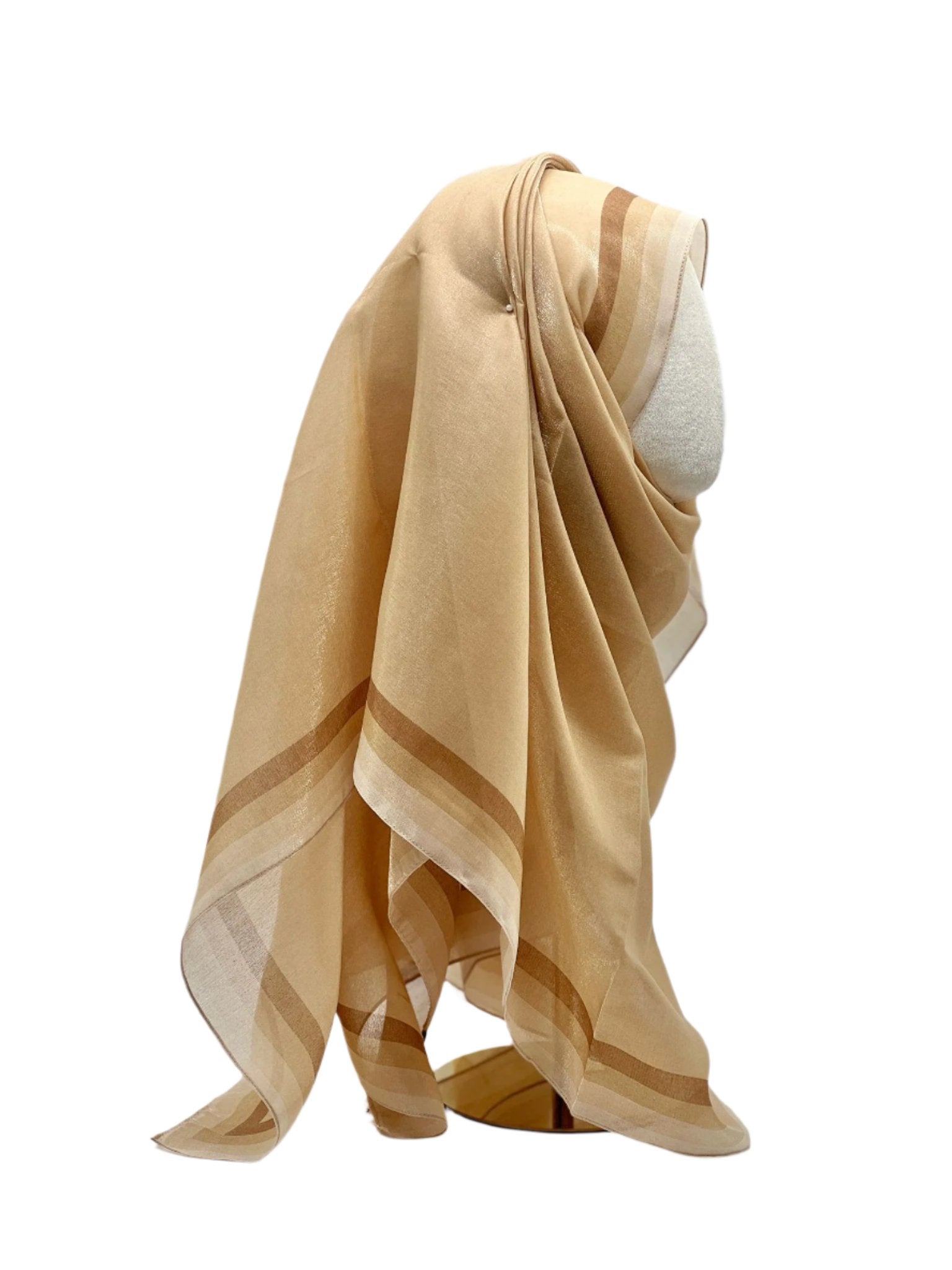 Organza Highlighted Border Scarf