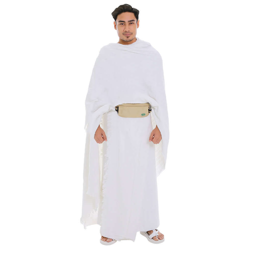 Anti-Theft Waist Hajj/Umrah Bag & Ihram Belt for Men