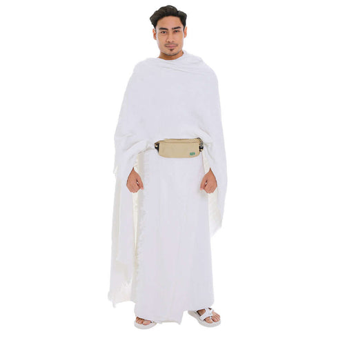 Anti-Theft Waist Hajj/Umrah Bag & Ihram Belt for Men
