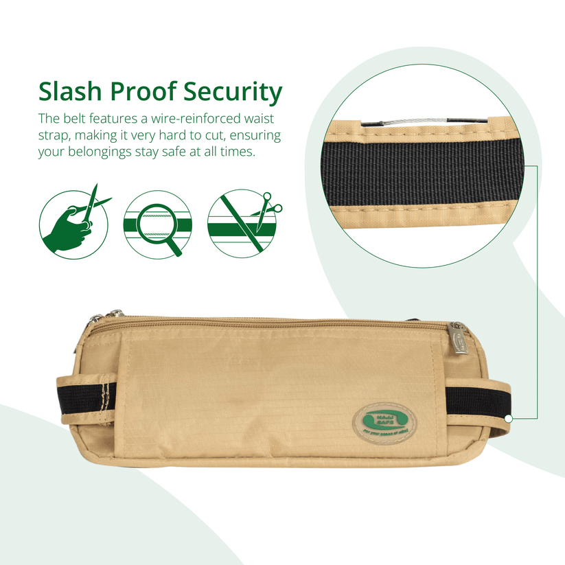 Anti-Theft Waist Hajj/Umrah Bag & Ihram Belt for Men