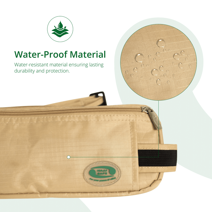Anti-Theft Waist Hajj/Umrah Bag & Ihram Belt for Men