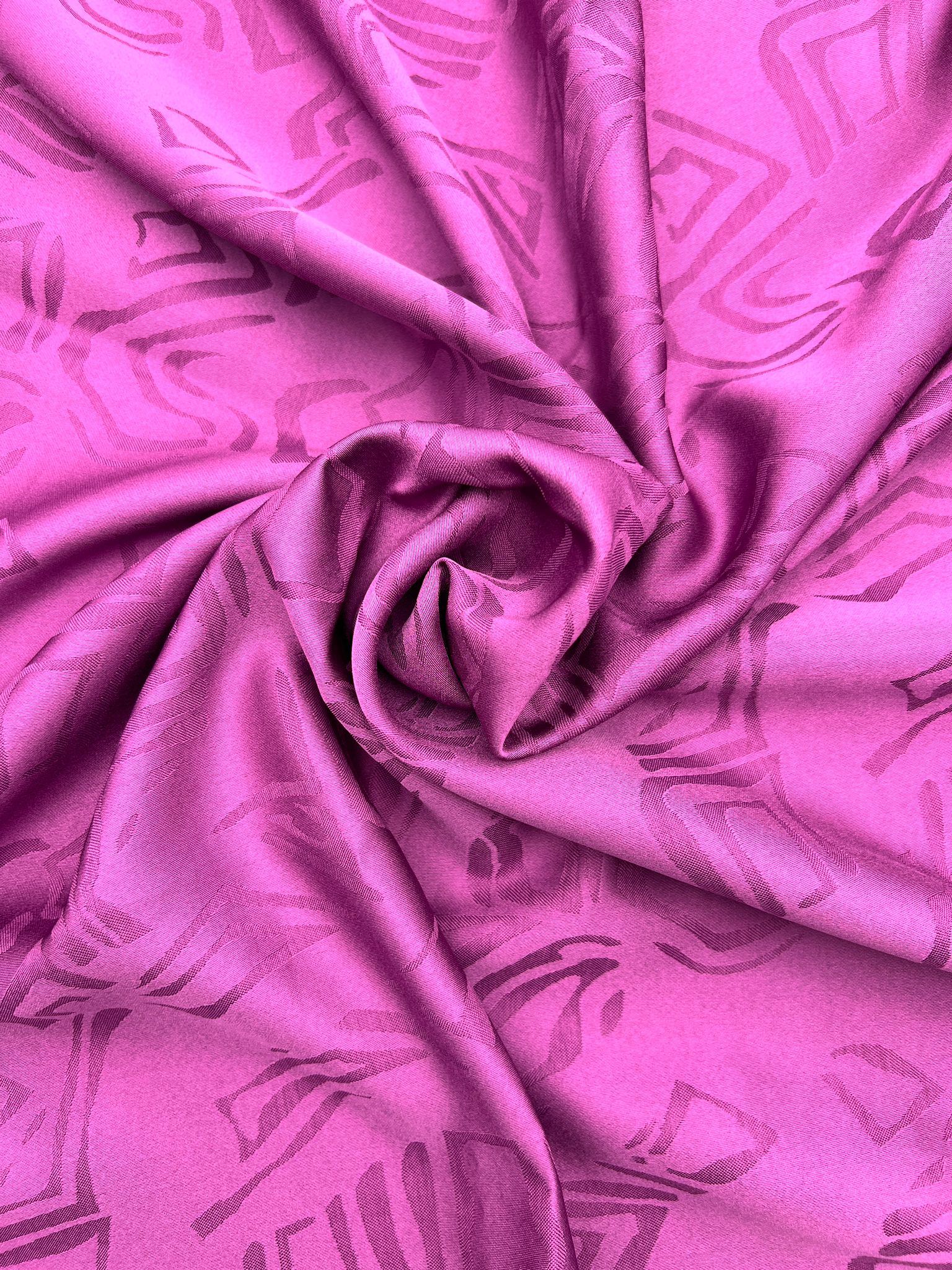 Self Print  Cotton Silk Scarf