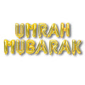 Umrah Mubarak Air Filled Balloons