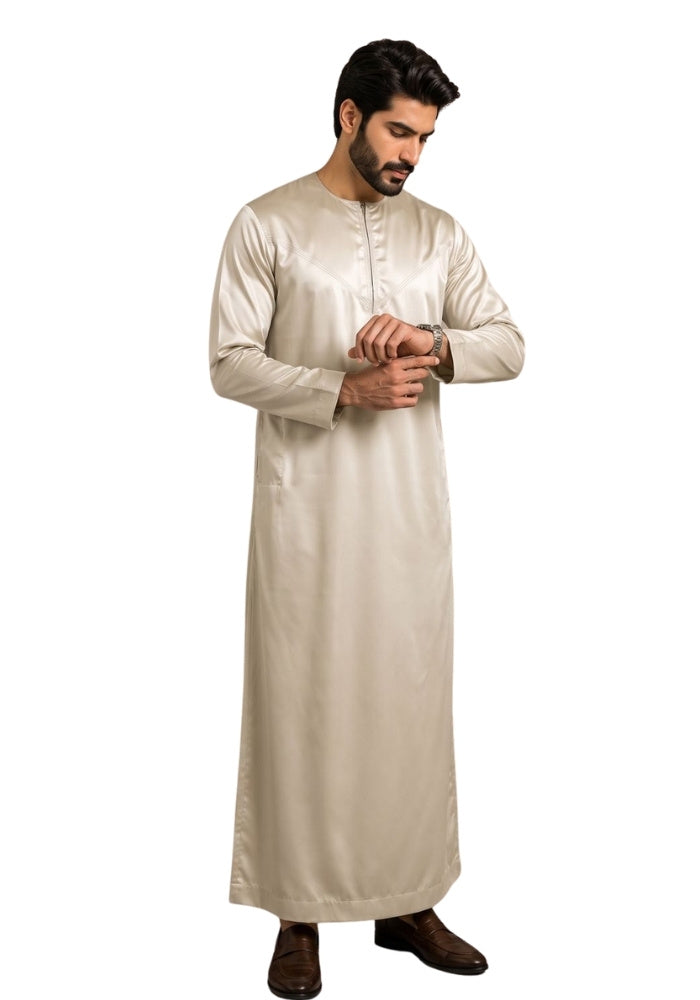 Mens Shiny Emarati / Omani Thobe