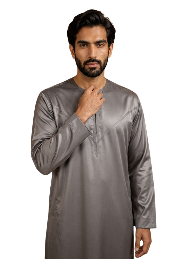 Mens Shiny Emarati / Omani Thobe