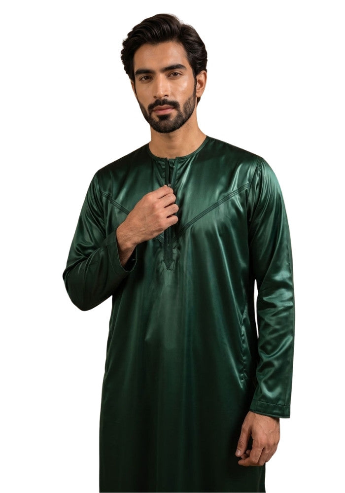 Mens Shiny Emarati / Omani Thobe
