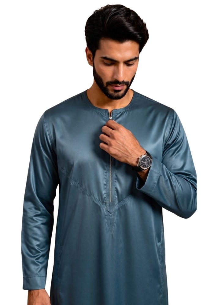 Mens Shiny Emarati / Omani Thobe