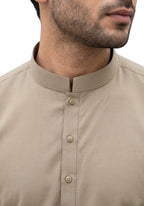 Men's Everyday Classic Beige Shalwar Kameez