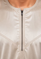 Mens Shiny Emirati / Omani Thobe -Beige