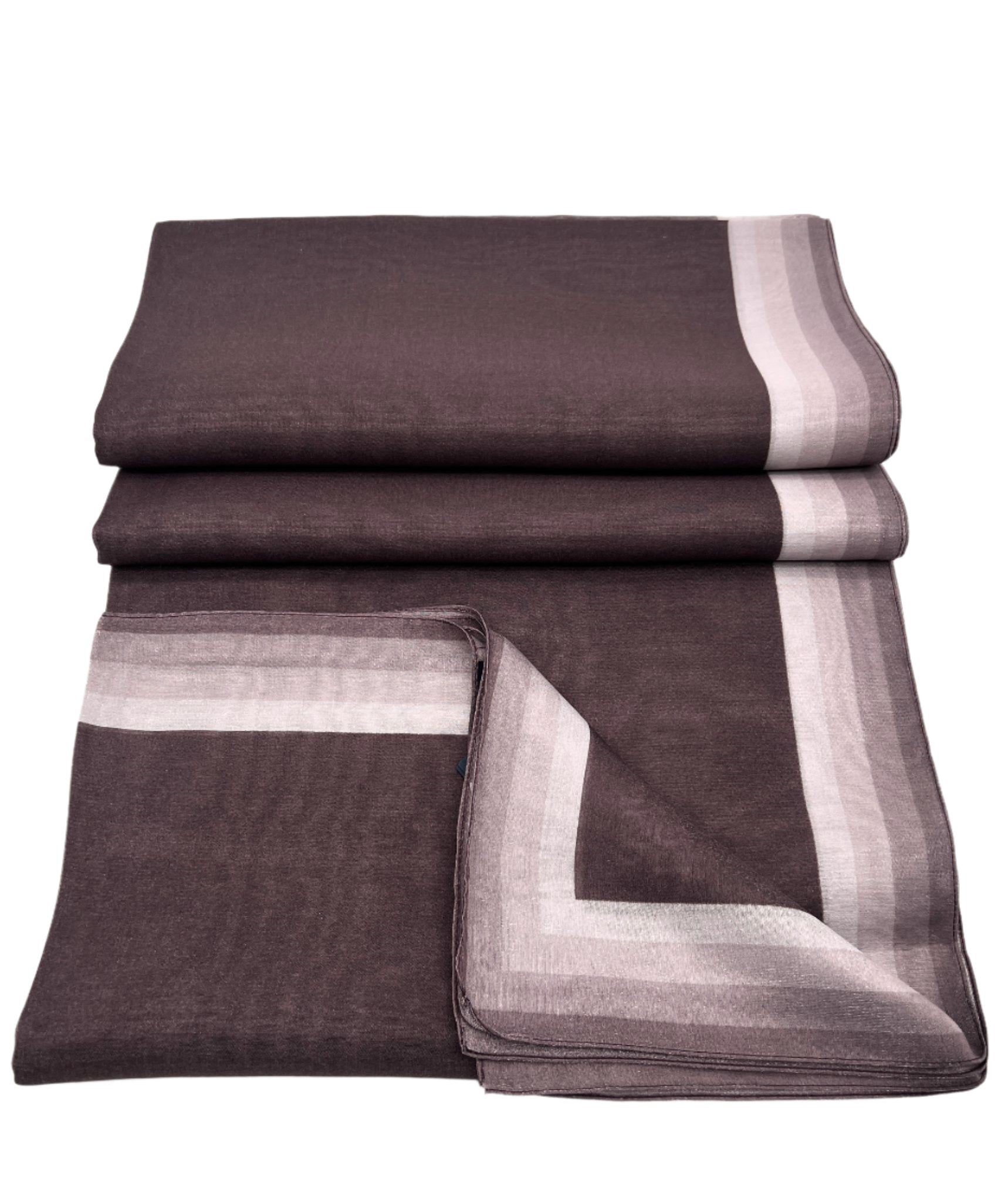 Organza Highlighted Border Scarf