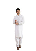 Men's Premium White Two Piece Shalwar Kameez