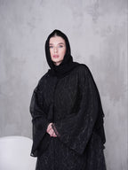 Black Constellation Abaya