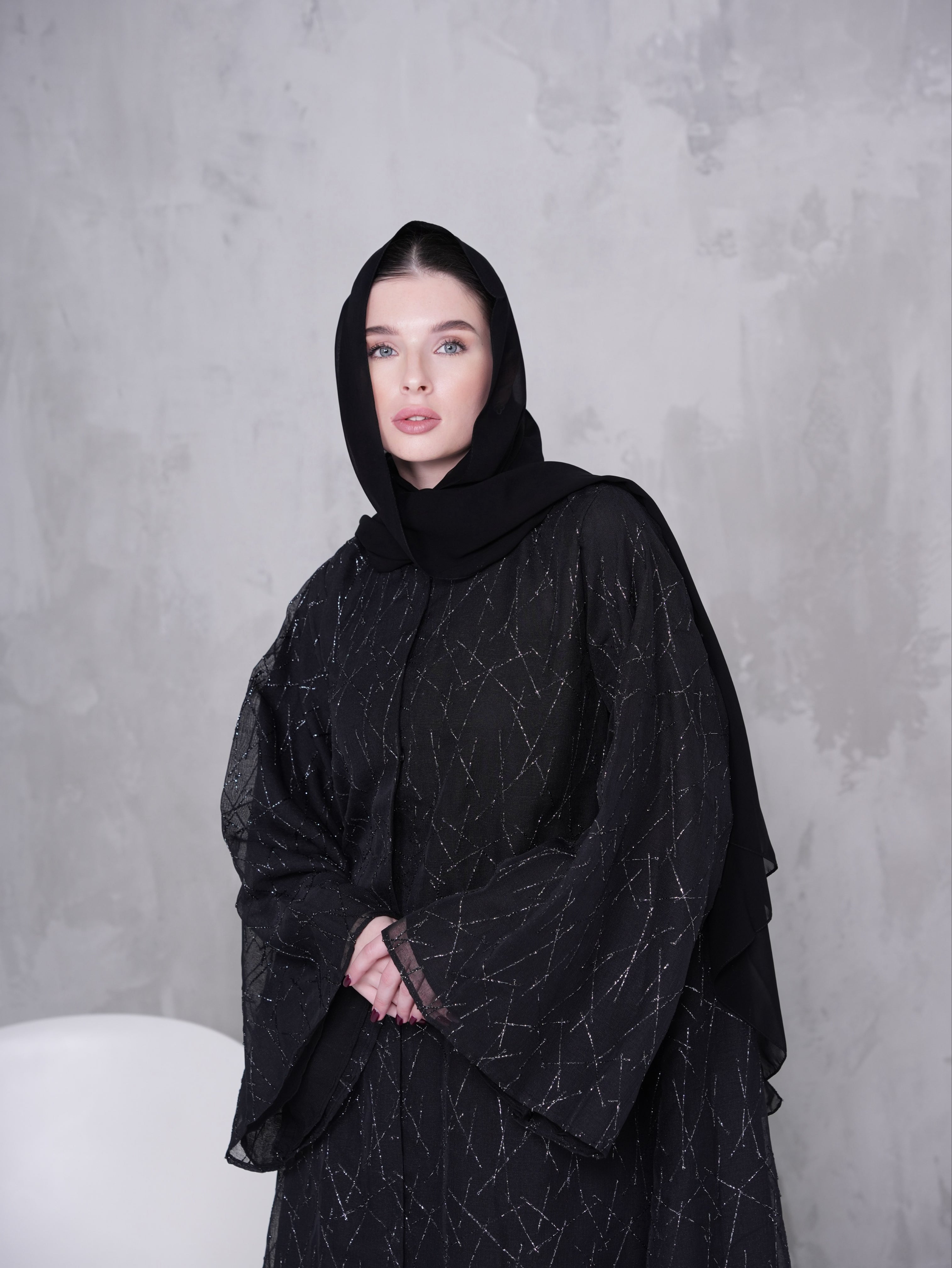 Black Constellation Abaya