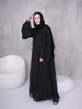 Black Constellation Abaya