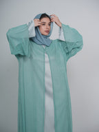 Baby Blue Abaya
