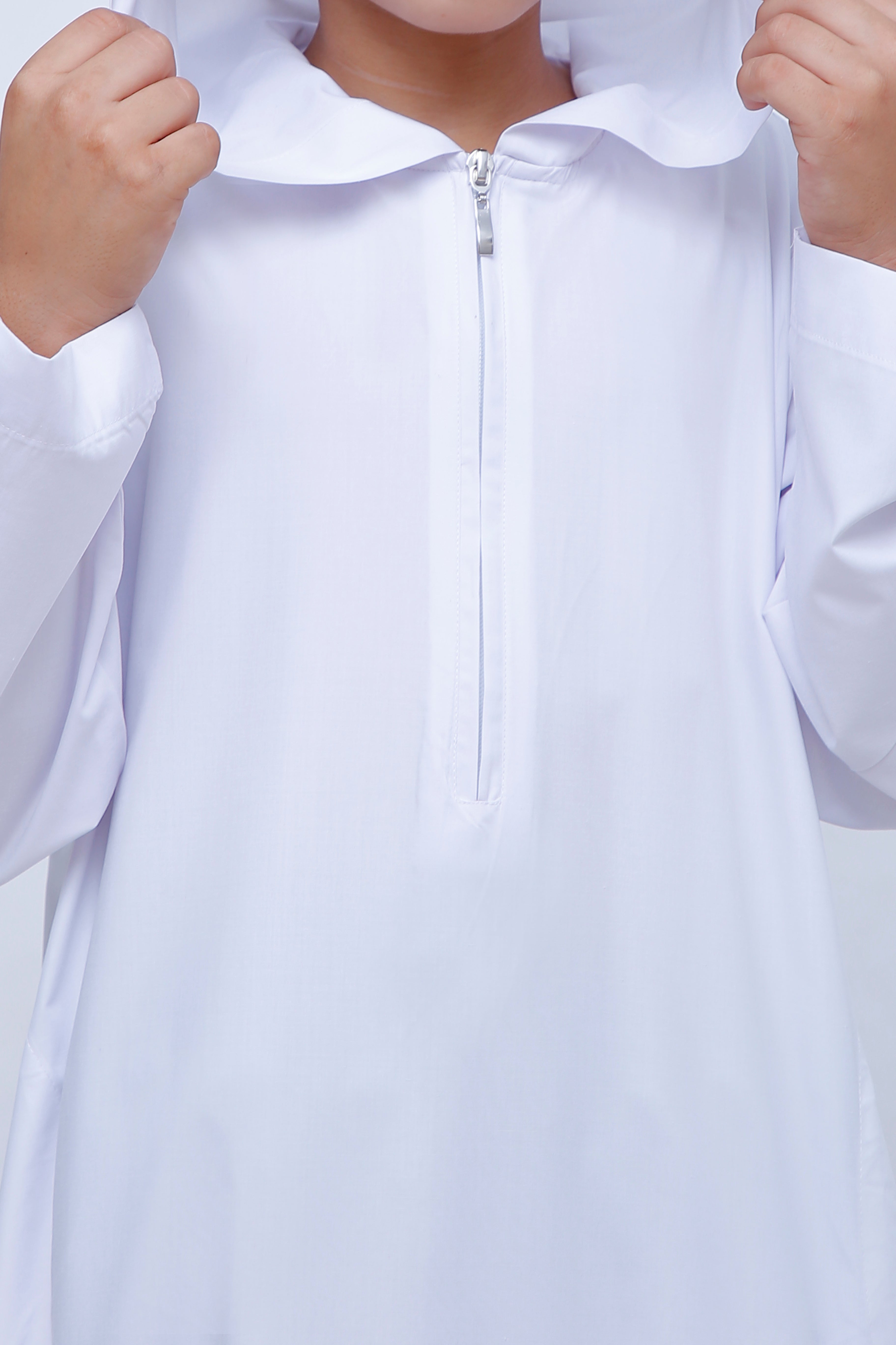 Zip Close Hooded Jubba