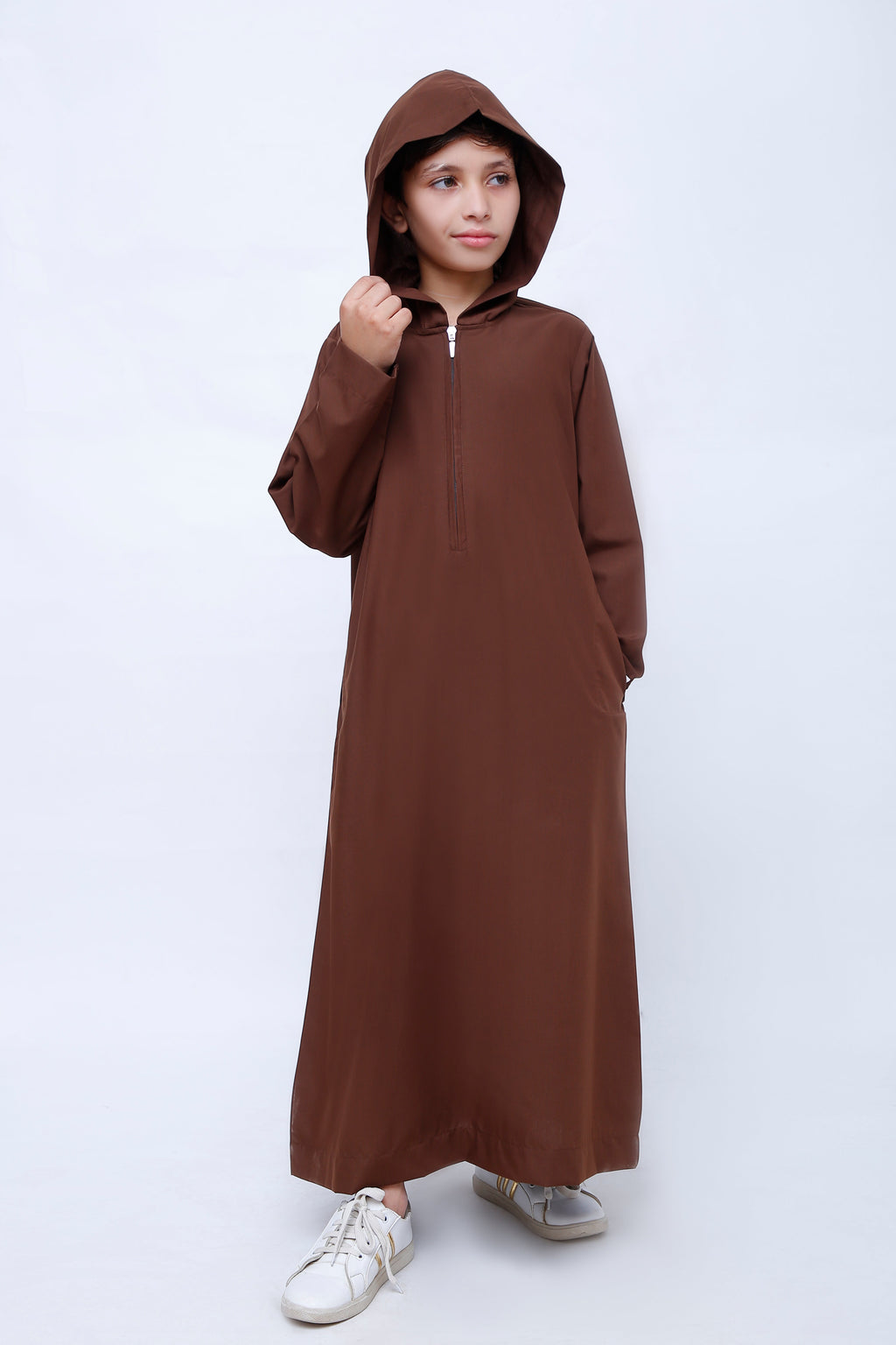 Zip Close Hooded Jubba