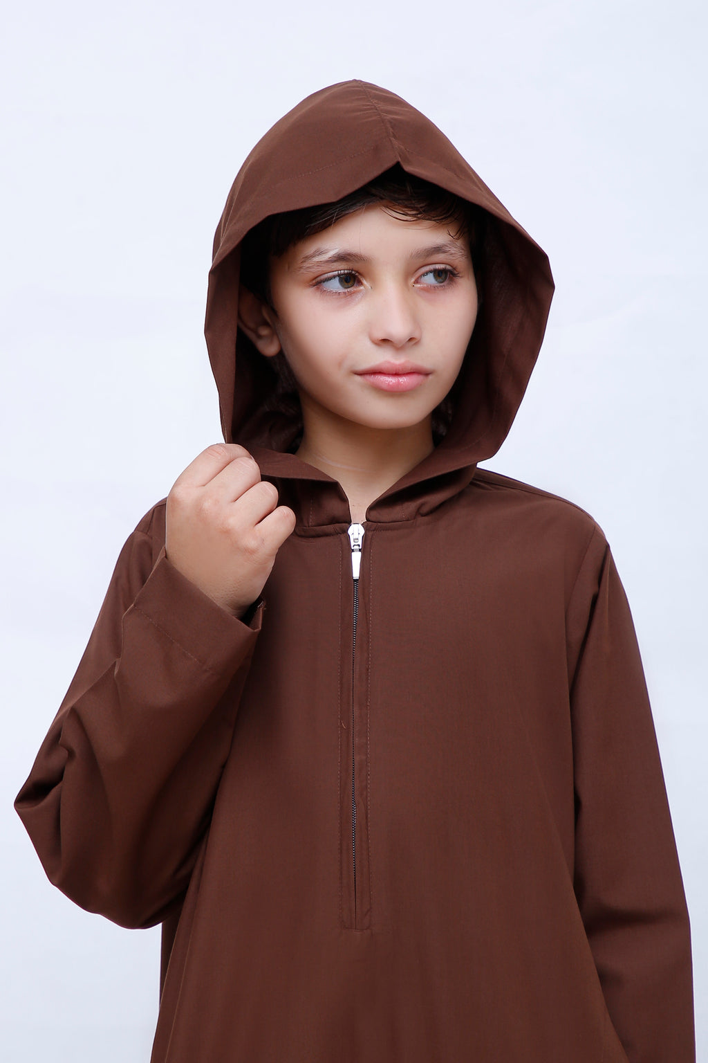 Zip Close Hooded Jubba