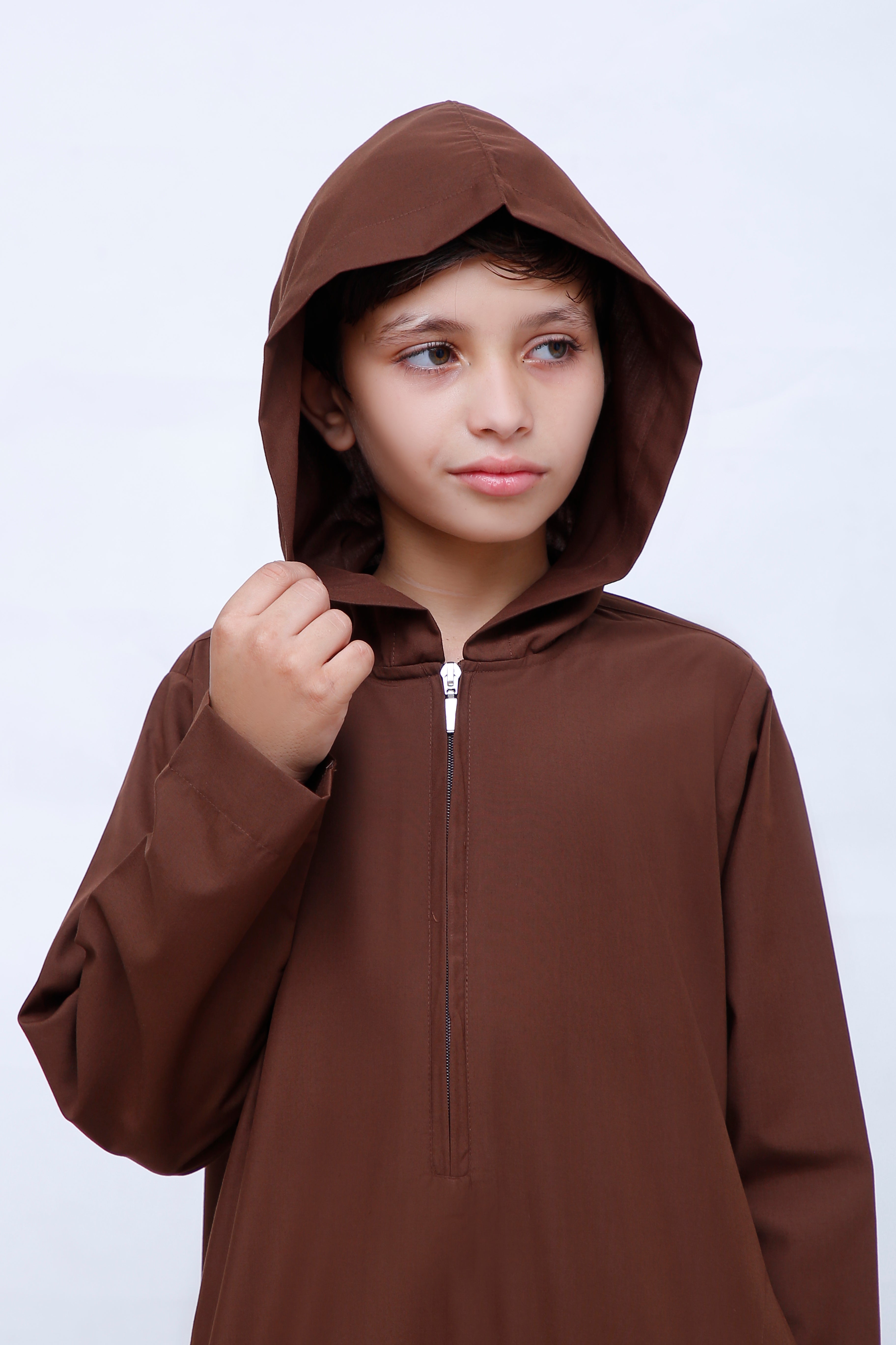 Zip Close Hooded Jubba
