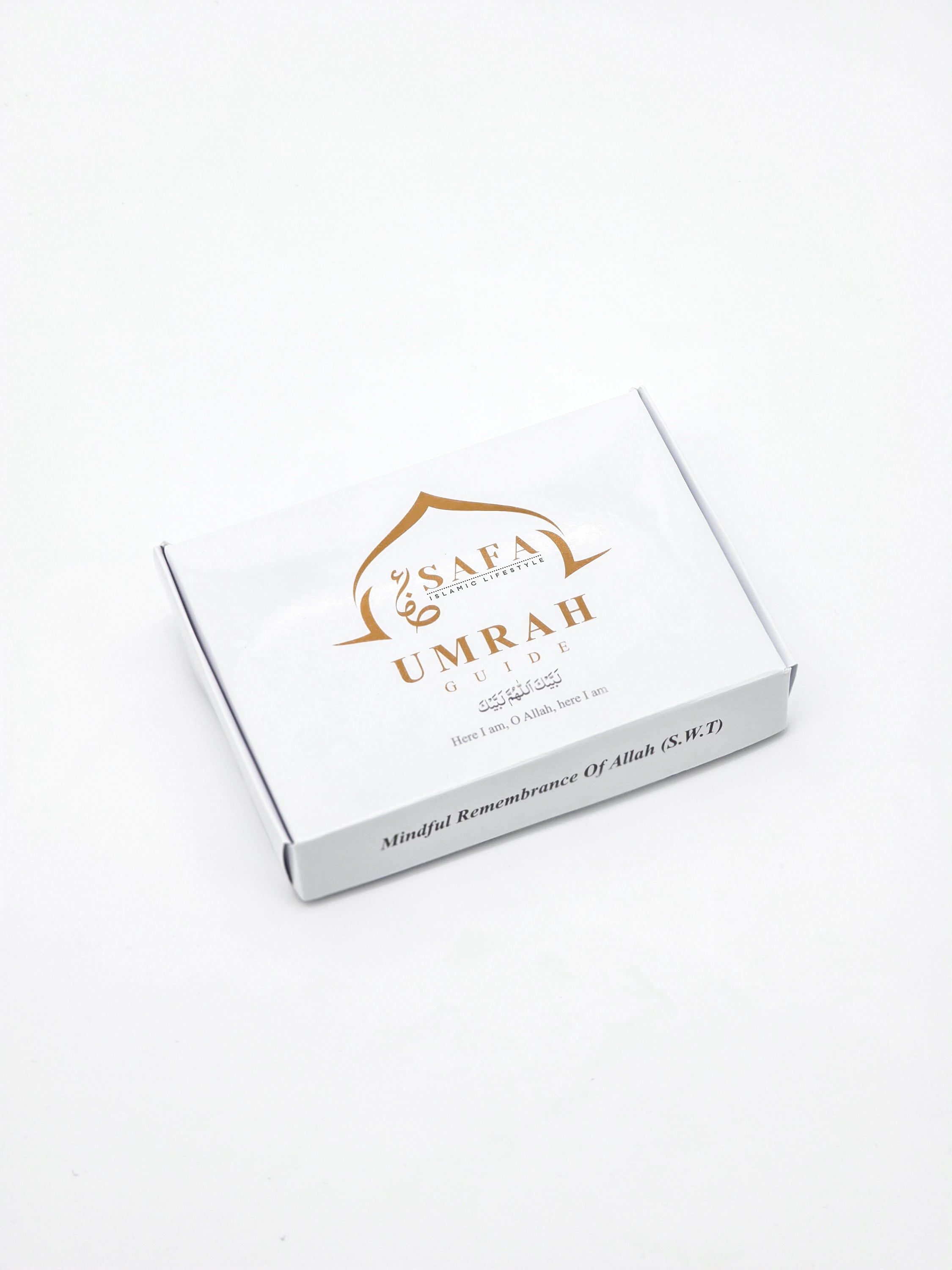 Pocket-Sized Umrah Guide Card Set – Trilingual (English, Arabic, Urdu) – Lanyard Hanging Format